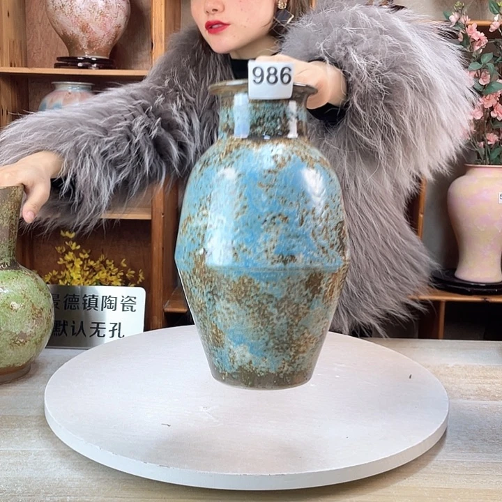 摆件好**伴微瑕986 景德镇陶瓷艺术精品