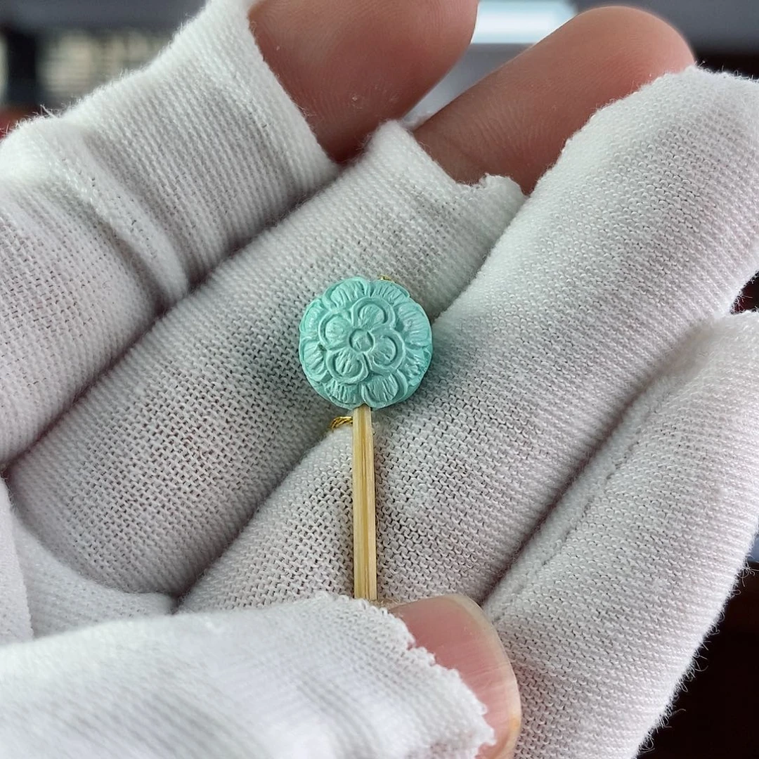 绿松石珠宝奇石未镶嵌