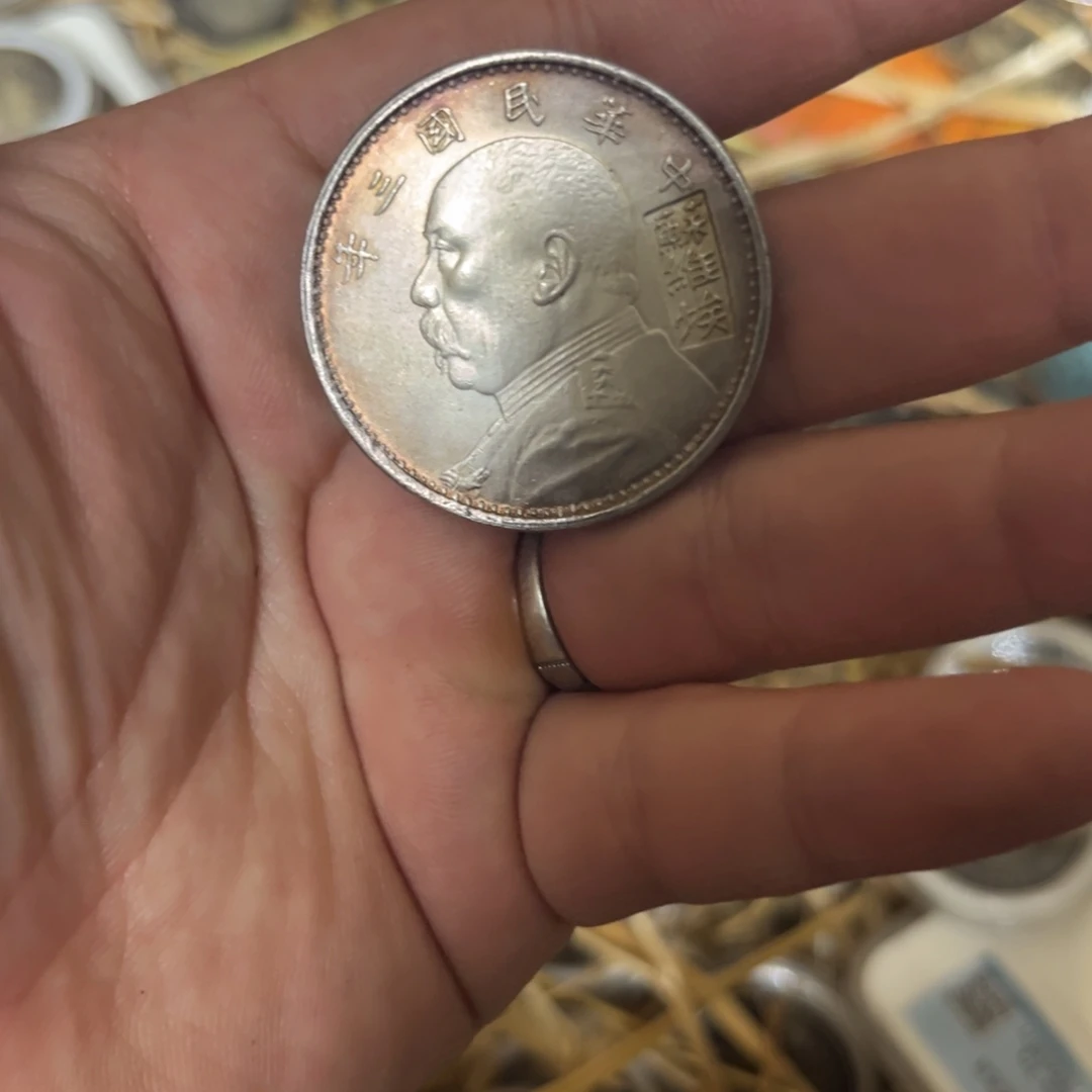 复古 精美龙洋可吹响可翻面工艺品摆件