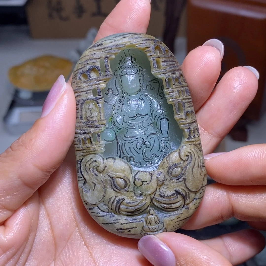 爱***我未镶嵌定制翡翠缅甸天然A货翡翠