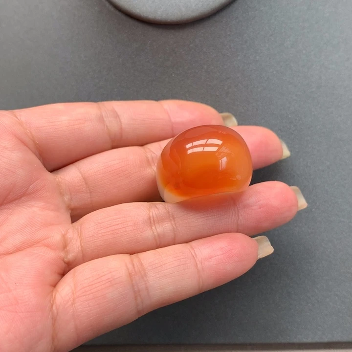 玛瑙/玉髓戒指未镶嵌蛋**蛋