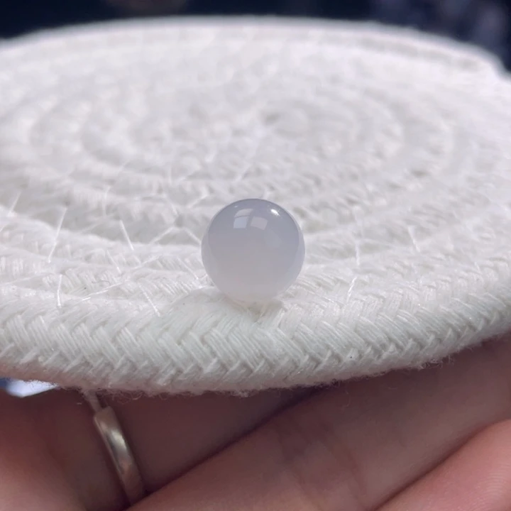 散珠翡翠福利冰粉圆珠卡10.4有纹漏不扣手不鉴赏