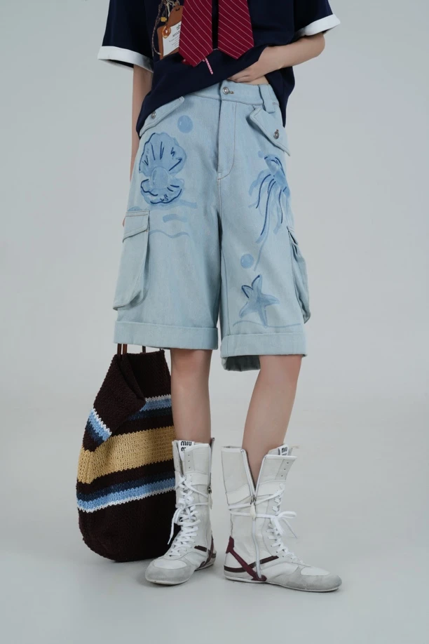 Mto Quinn 2025新品 海洋风工装中裤