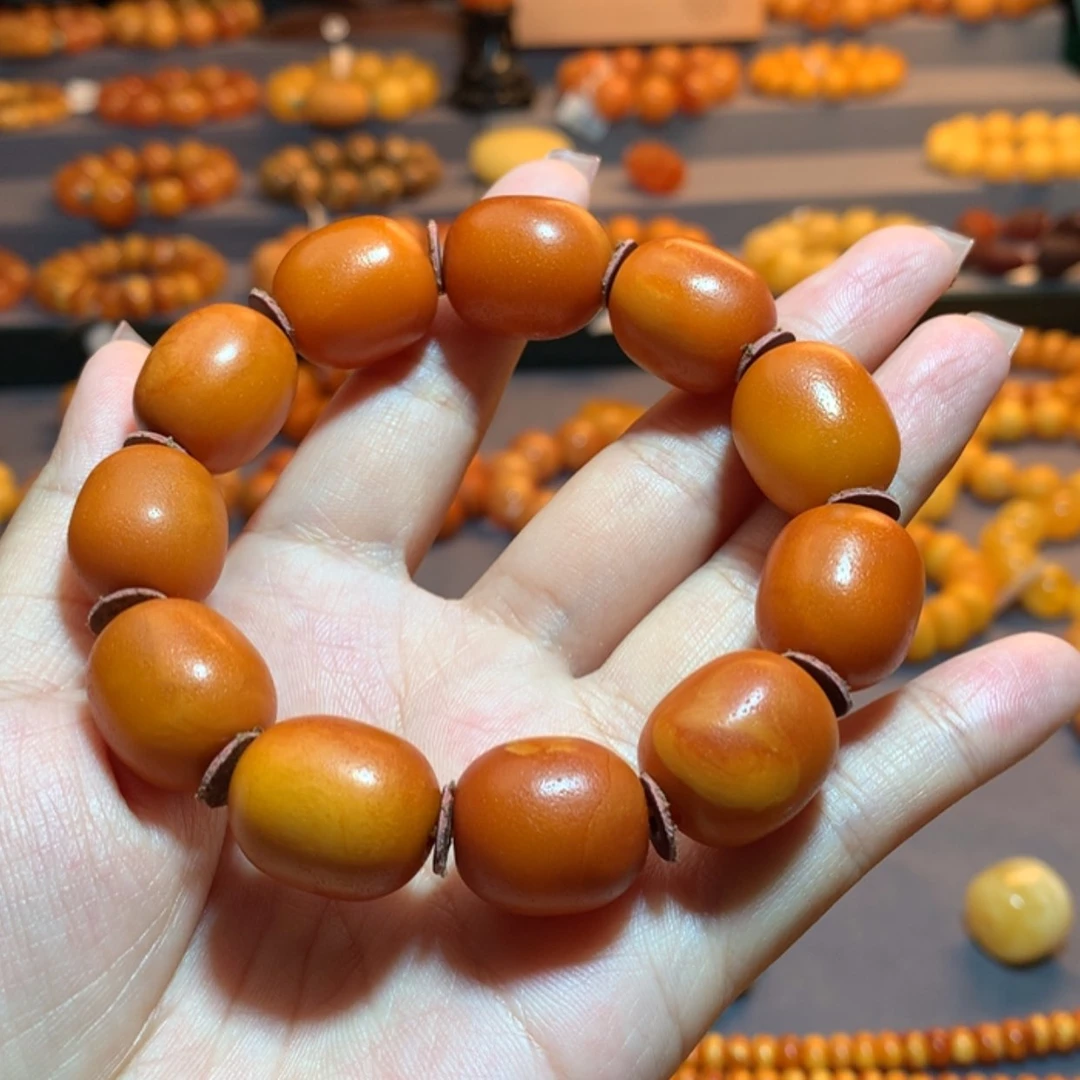 【闪购商品】手串蜜蜡未镶嵌正*蜜蜡手串