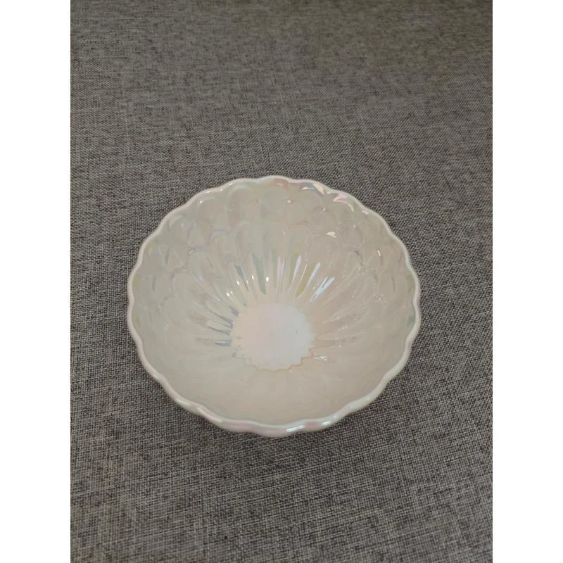 7 窑变七彩白贝陶瓷杯