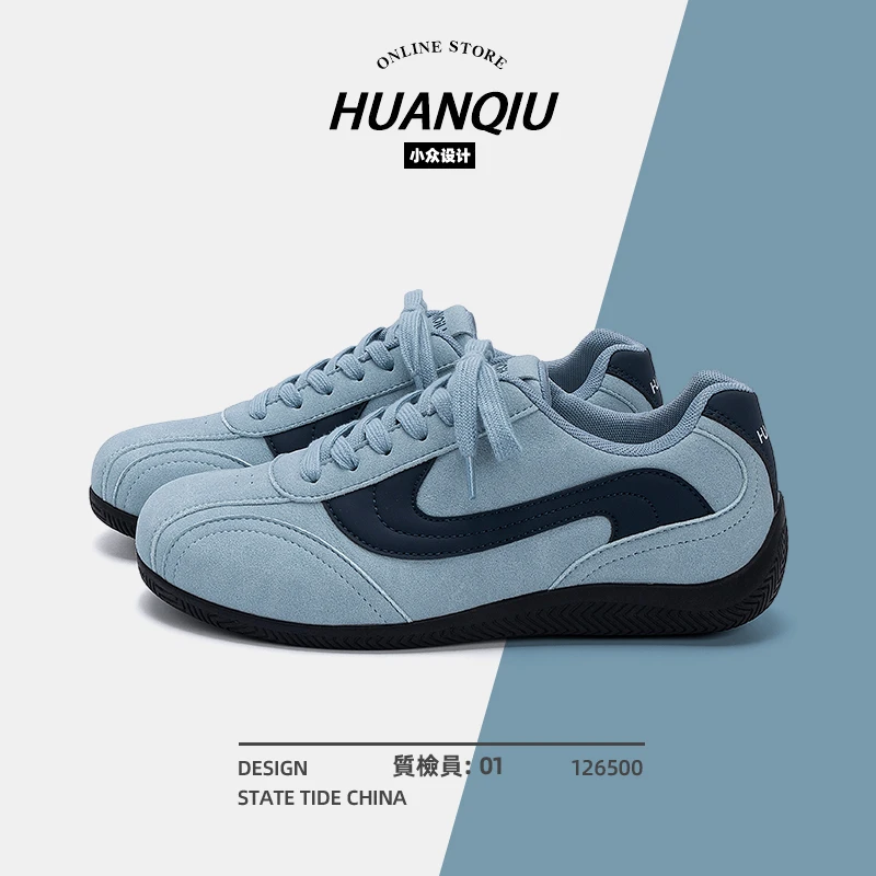 环球极速赛车鞋男款2025新款内增高复古休闲德训鞋冬季百搭潮鞋男