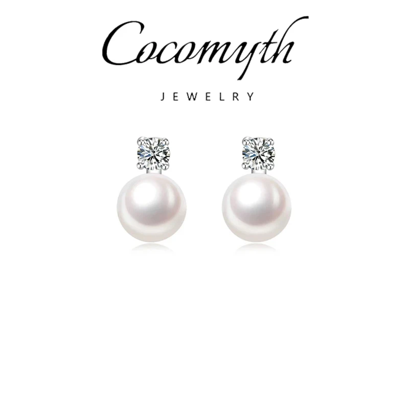 COCOMYTH/轻奢牛头镶嵌珠珠耳钉D650