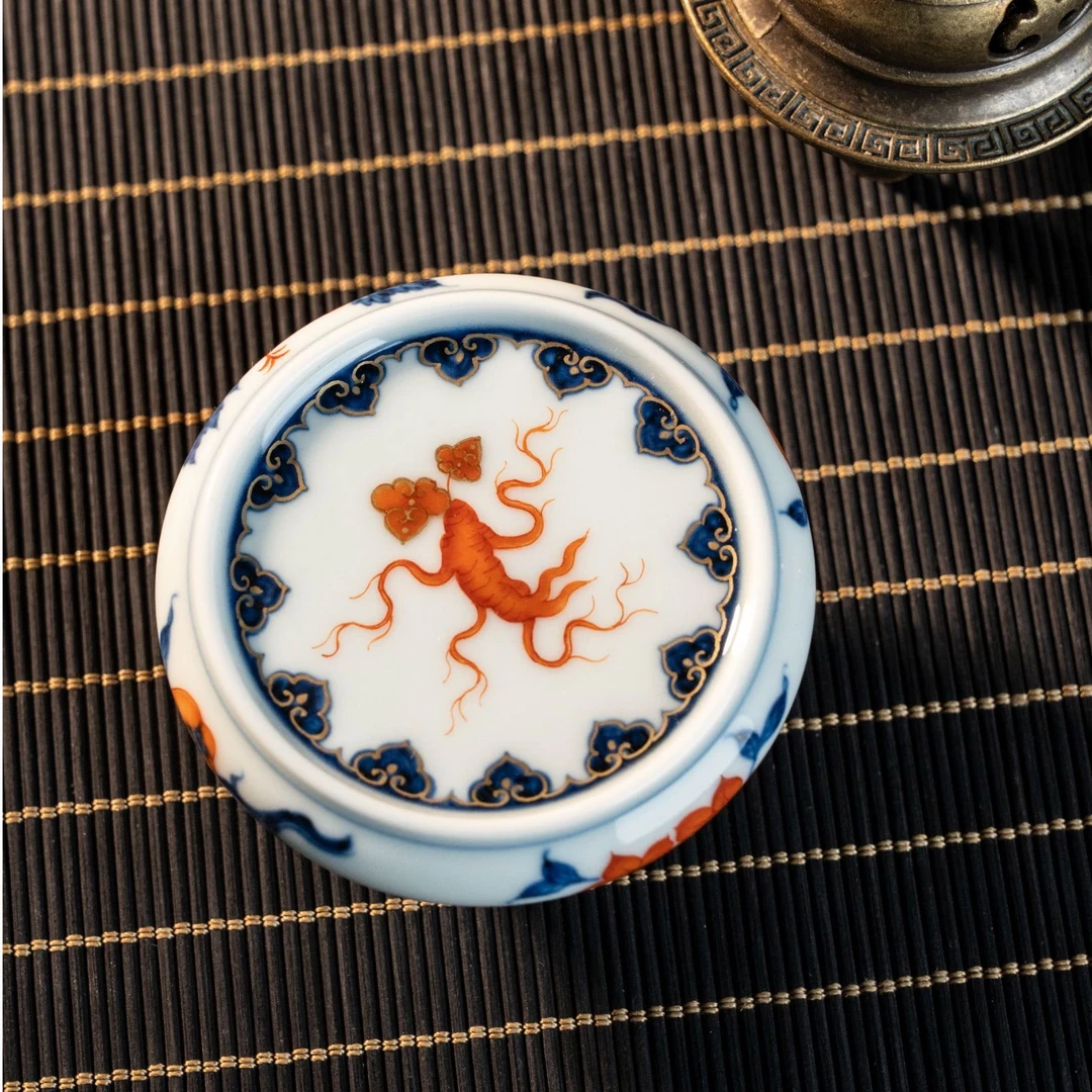 【墨舍名窑】团窑本草纲目-盖置 ty453 陶瓷