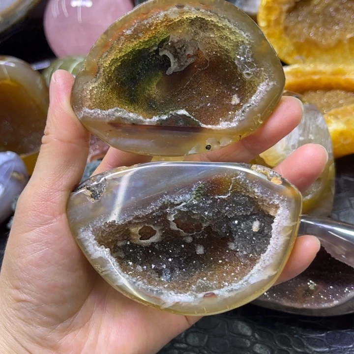 未镶嵌水晶发饰奇石盆