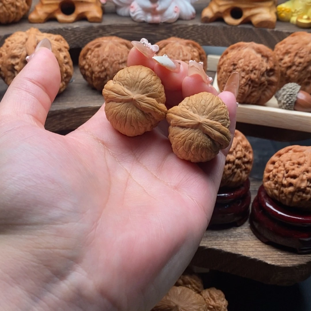 吊坠文玩核桃32全品乾坤元宝