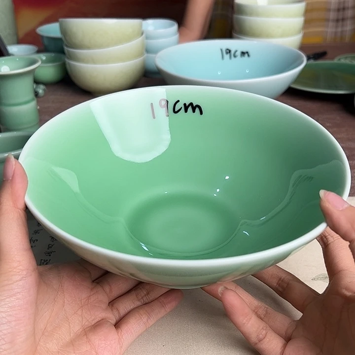 龙泉云间青瓷小米茶器