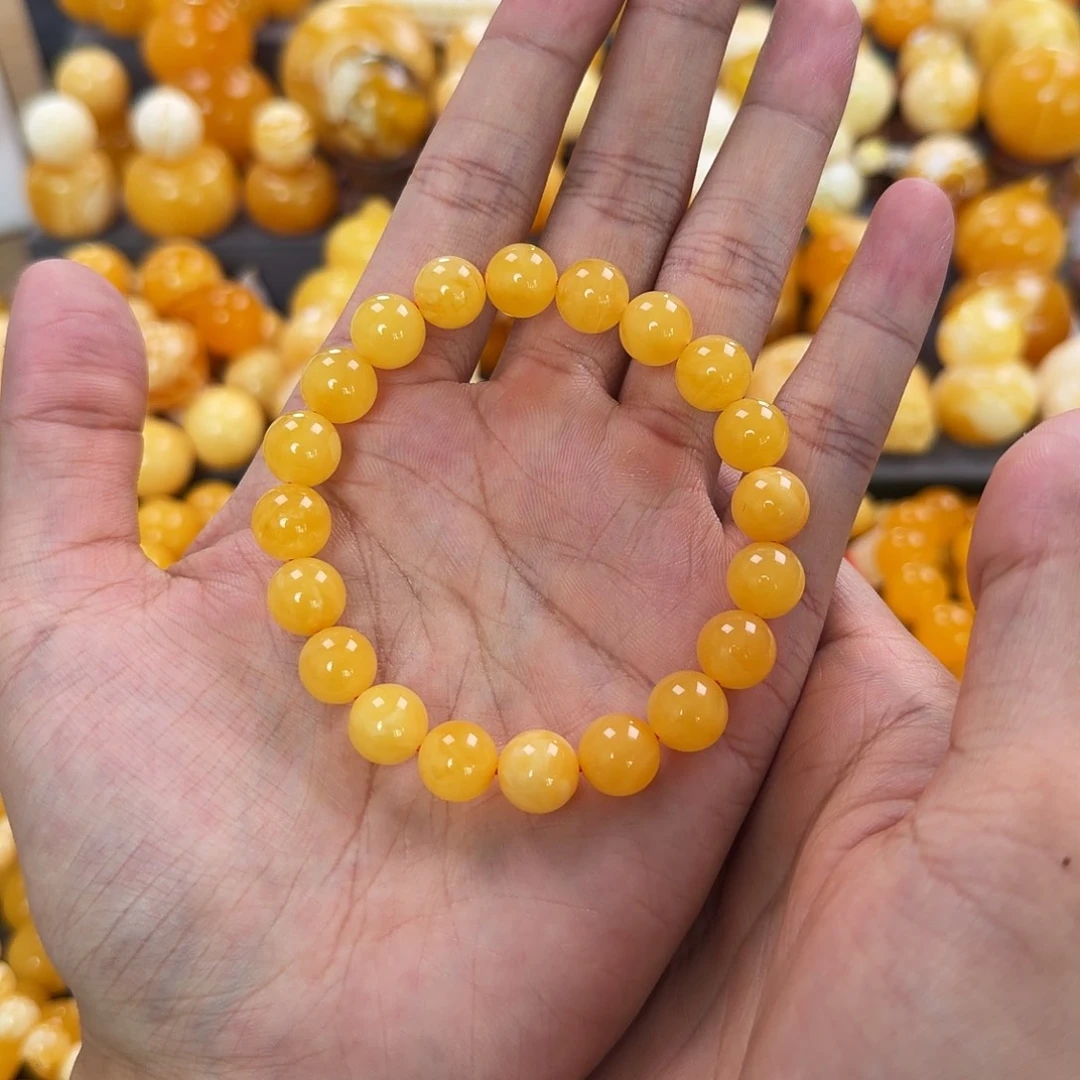 琥珀未镶嵌珠宝奇石10mm