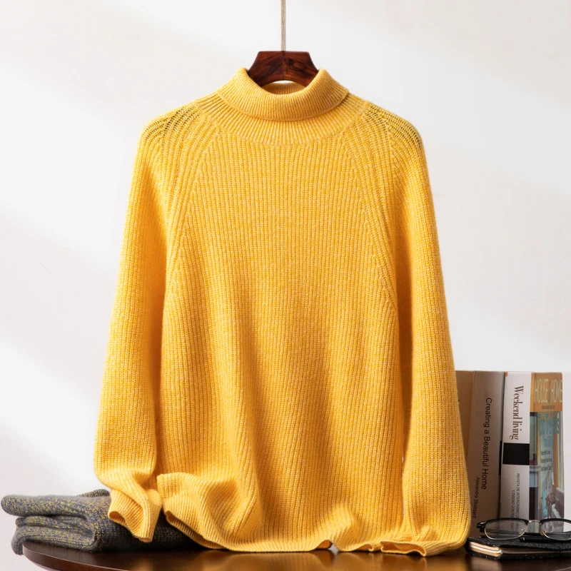 针织衫圆领长袖毛衣轻商务时尚纯色针织衫百搭毛衫长袖时尚宽松