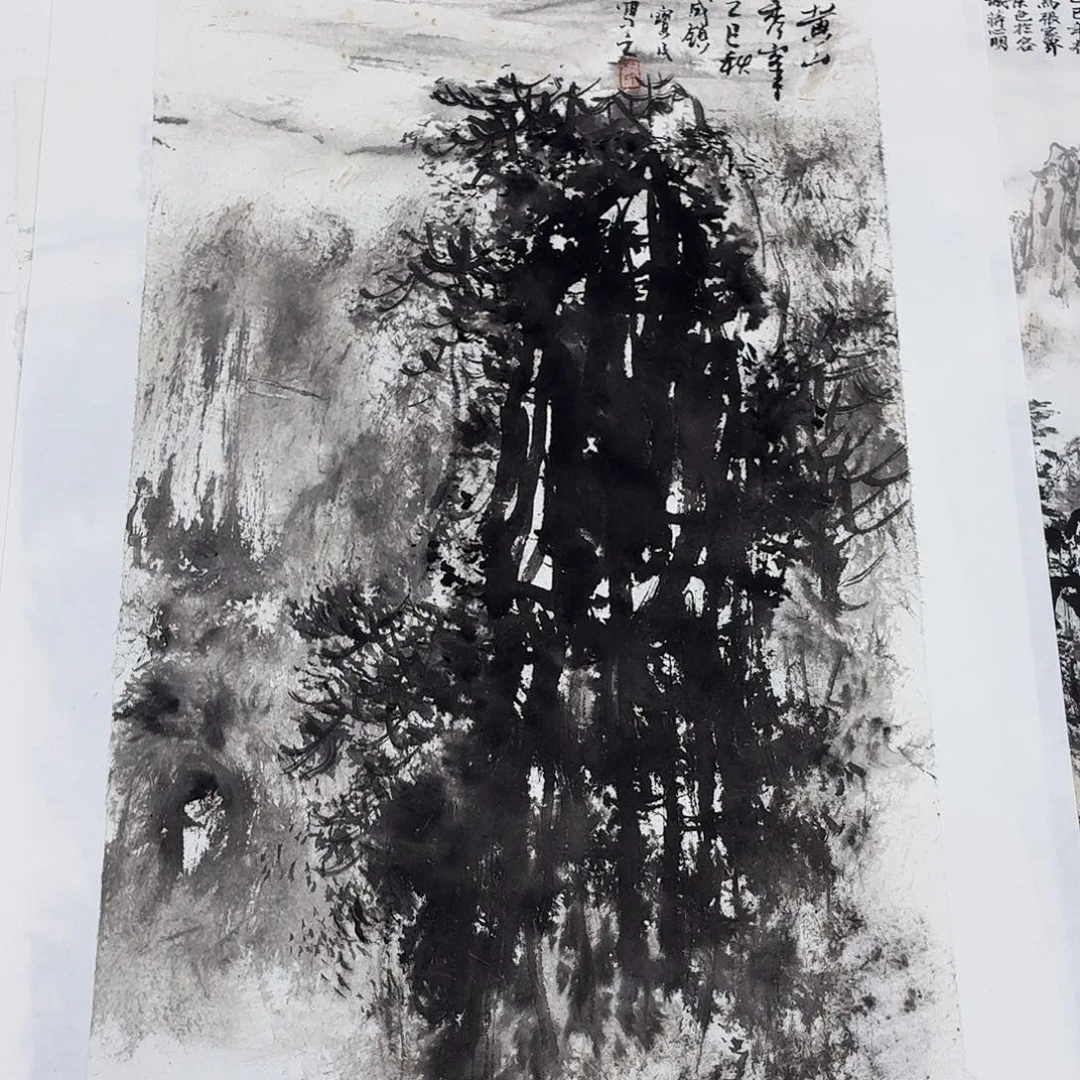 国画四尺四开手绘作品