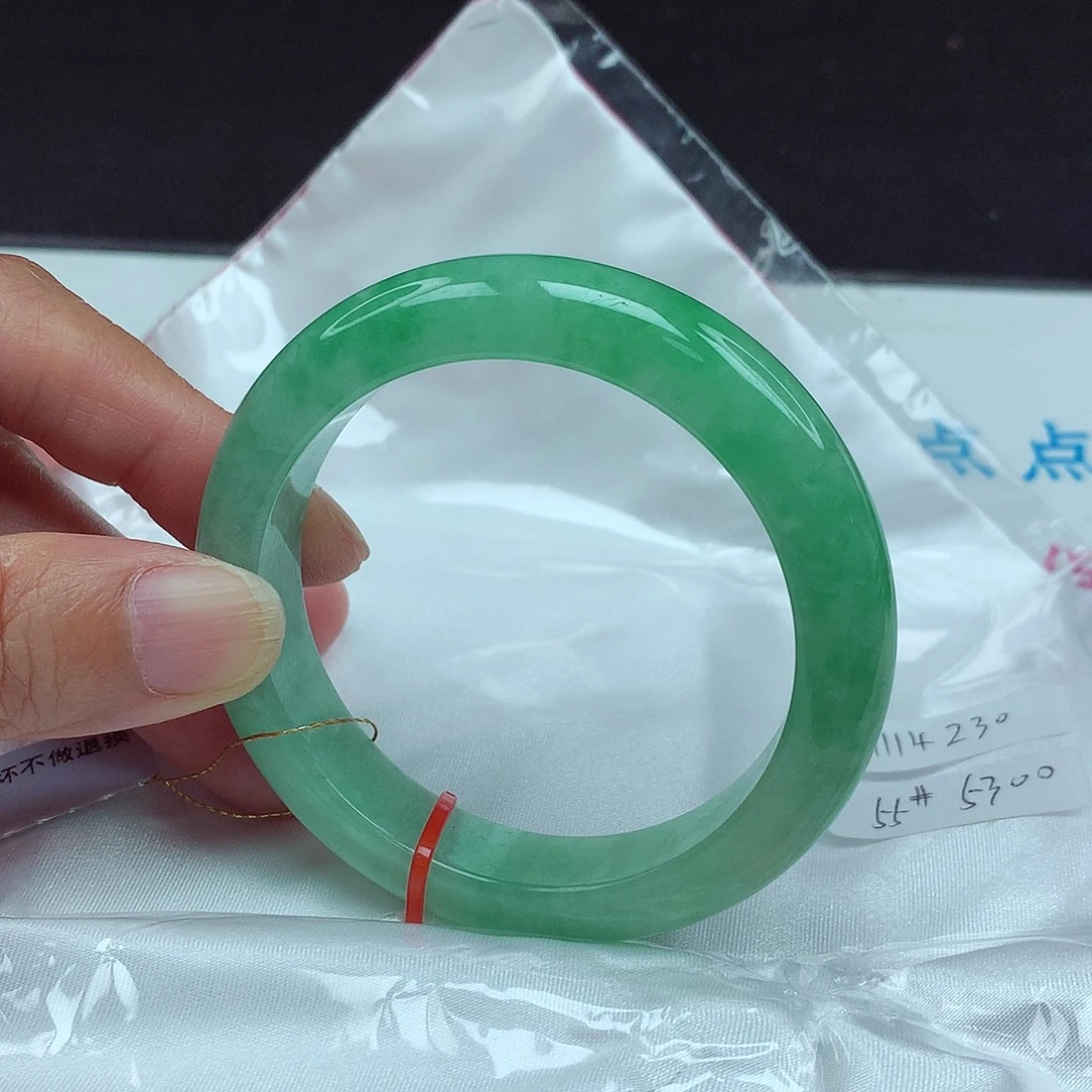 未镶嵌手镯翡翠55圈4230