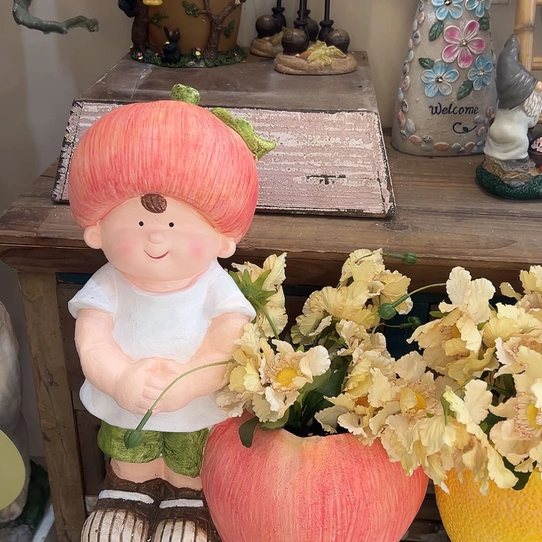 花园摆件红红火火