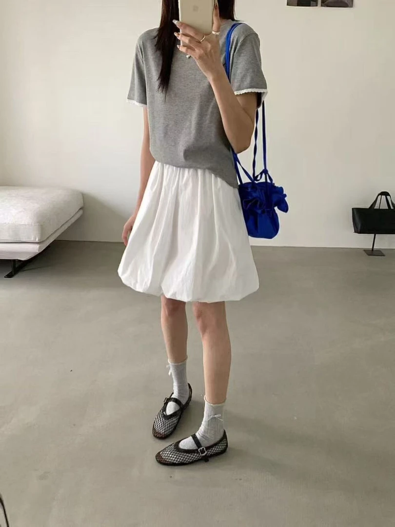 恩熙·夏季新款韩系花苞短裙93336