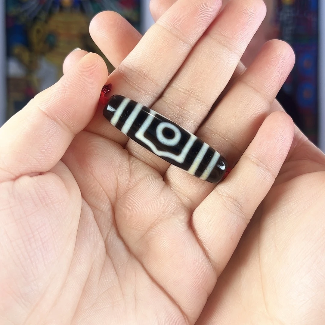 玛瑙/玉髓合金颈饰～行运三眼