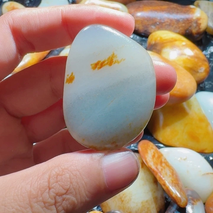 和田玉未镶嵌挂件26.6克