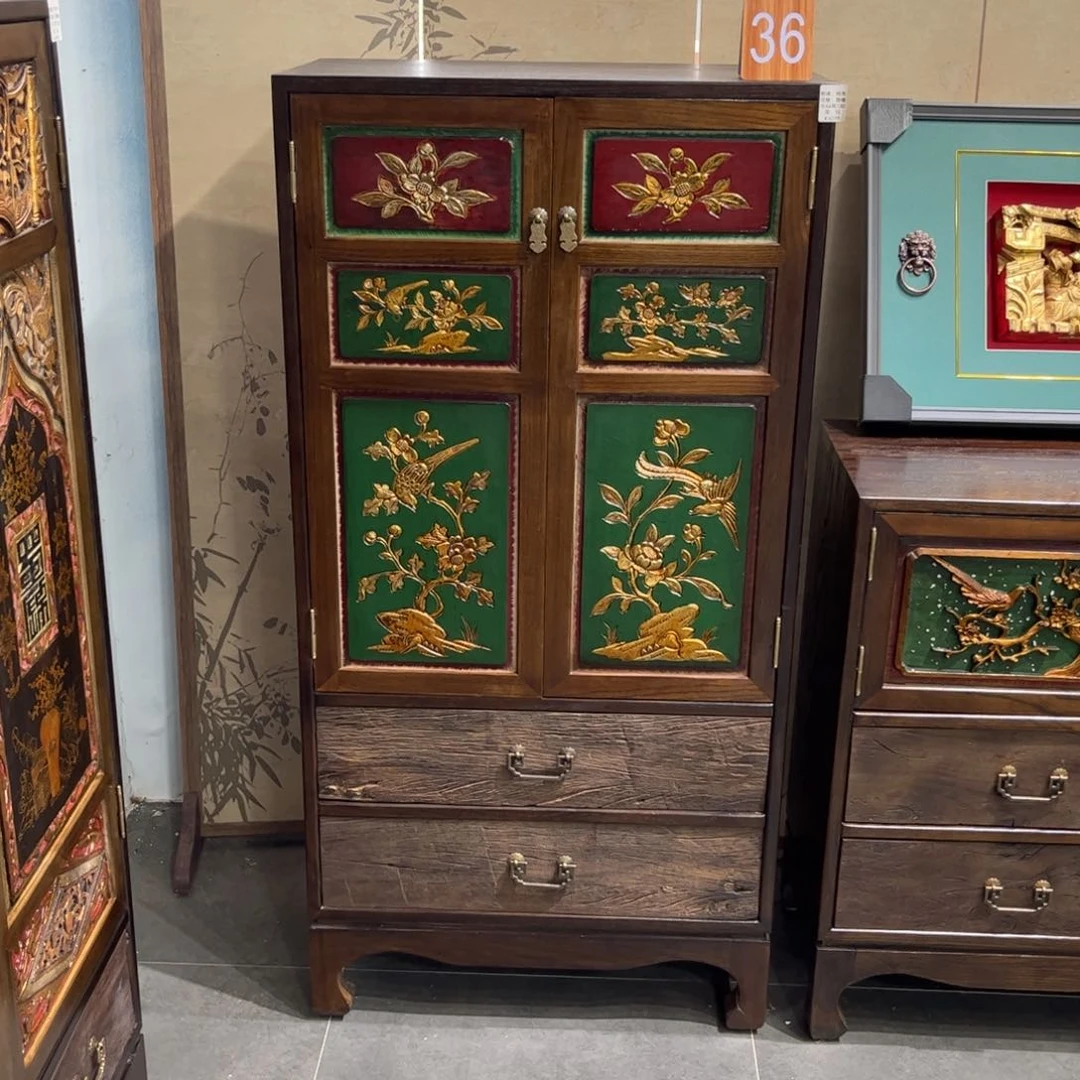 飞***燕复古家具边柜立柜