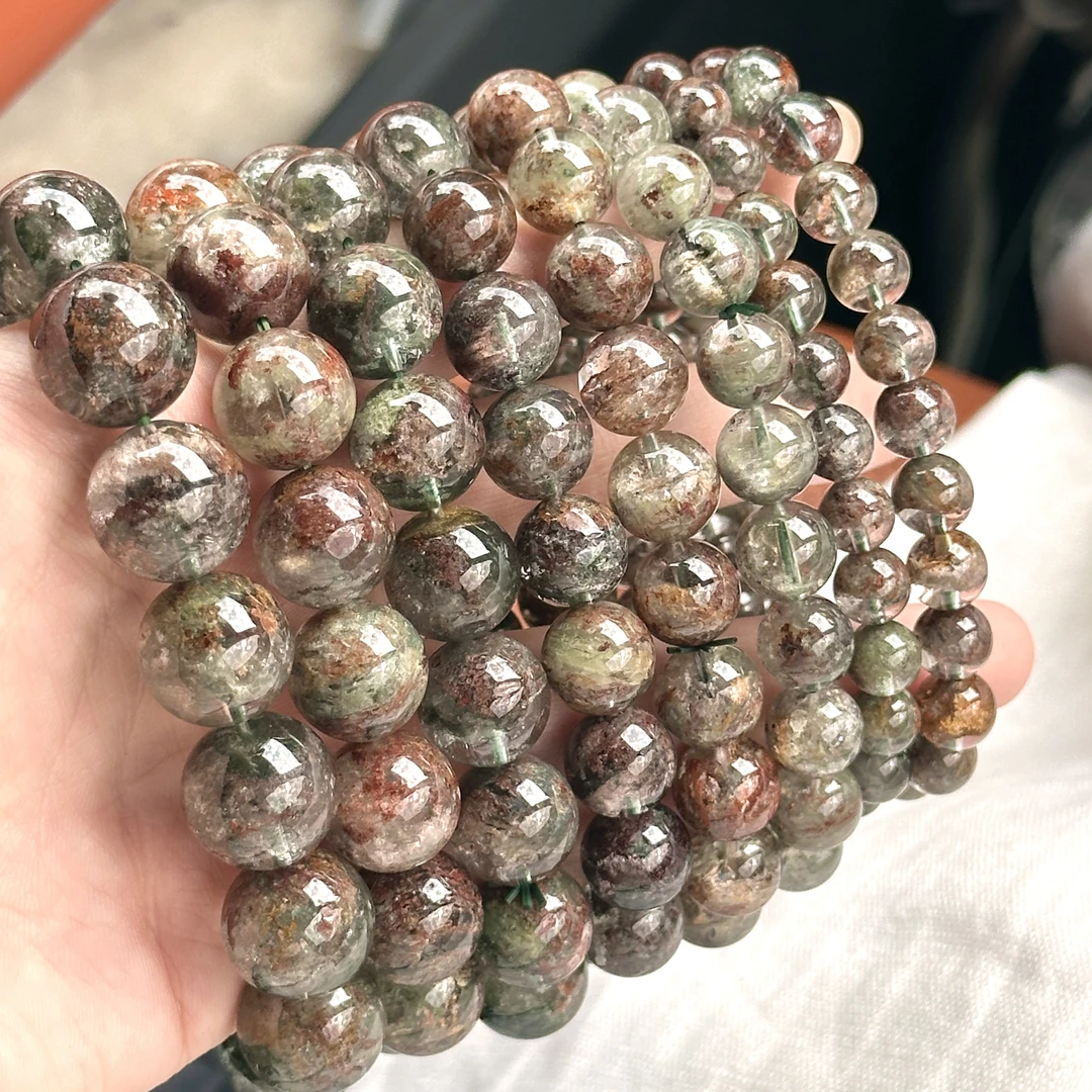 天然绿幽灵手串 多样性发其一Y131