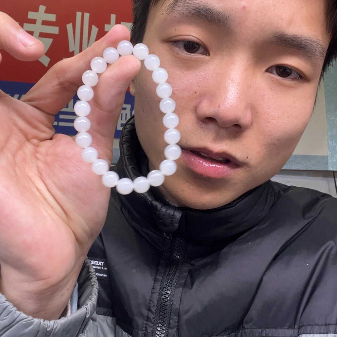 和田玉颈饰未镶嵌多样性野牛沟羊脂玉卡8货头