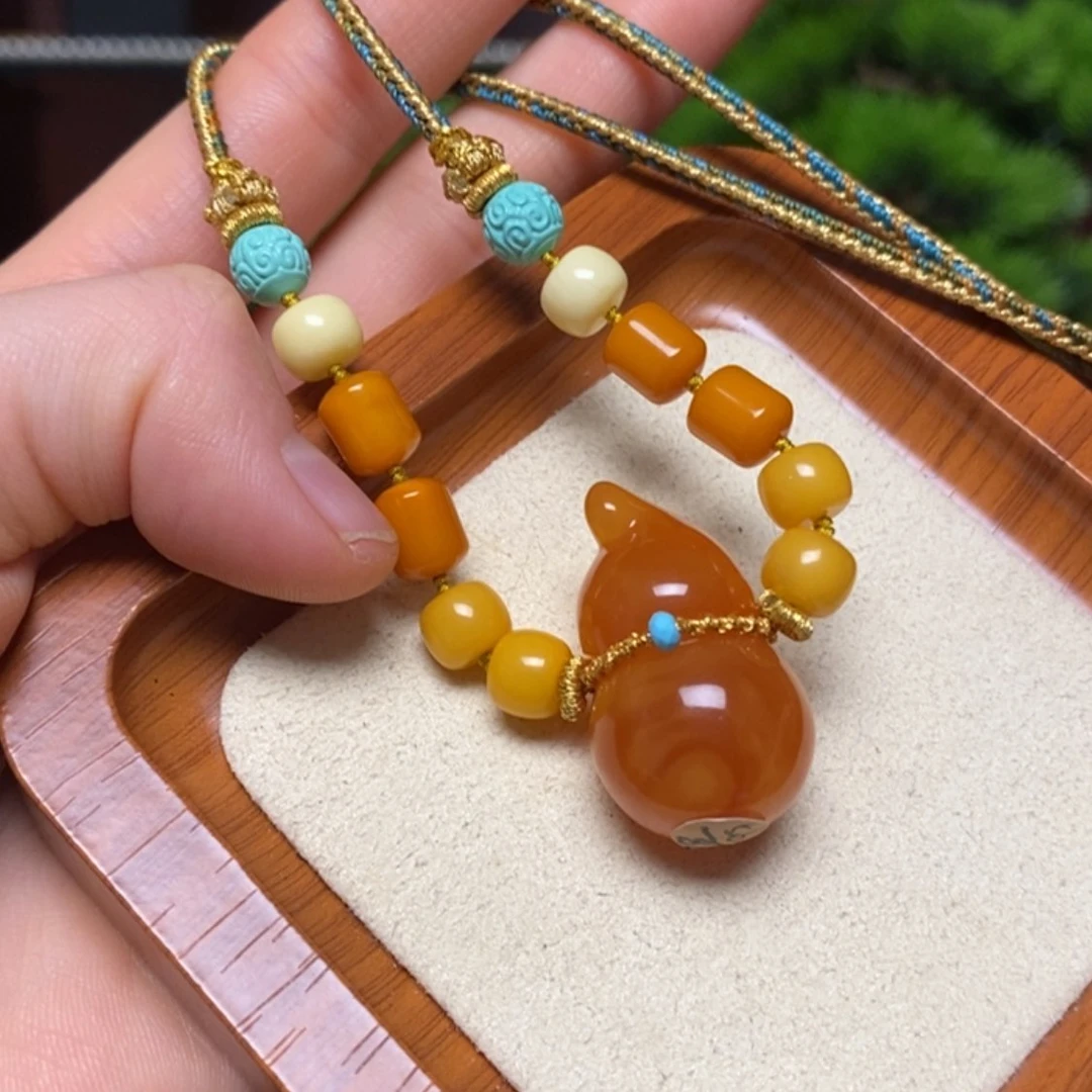 【闪购商品】蜜蜡颈饰未镶嵌项链