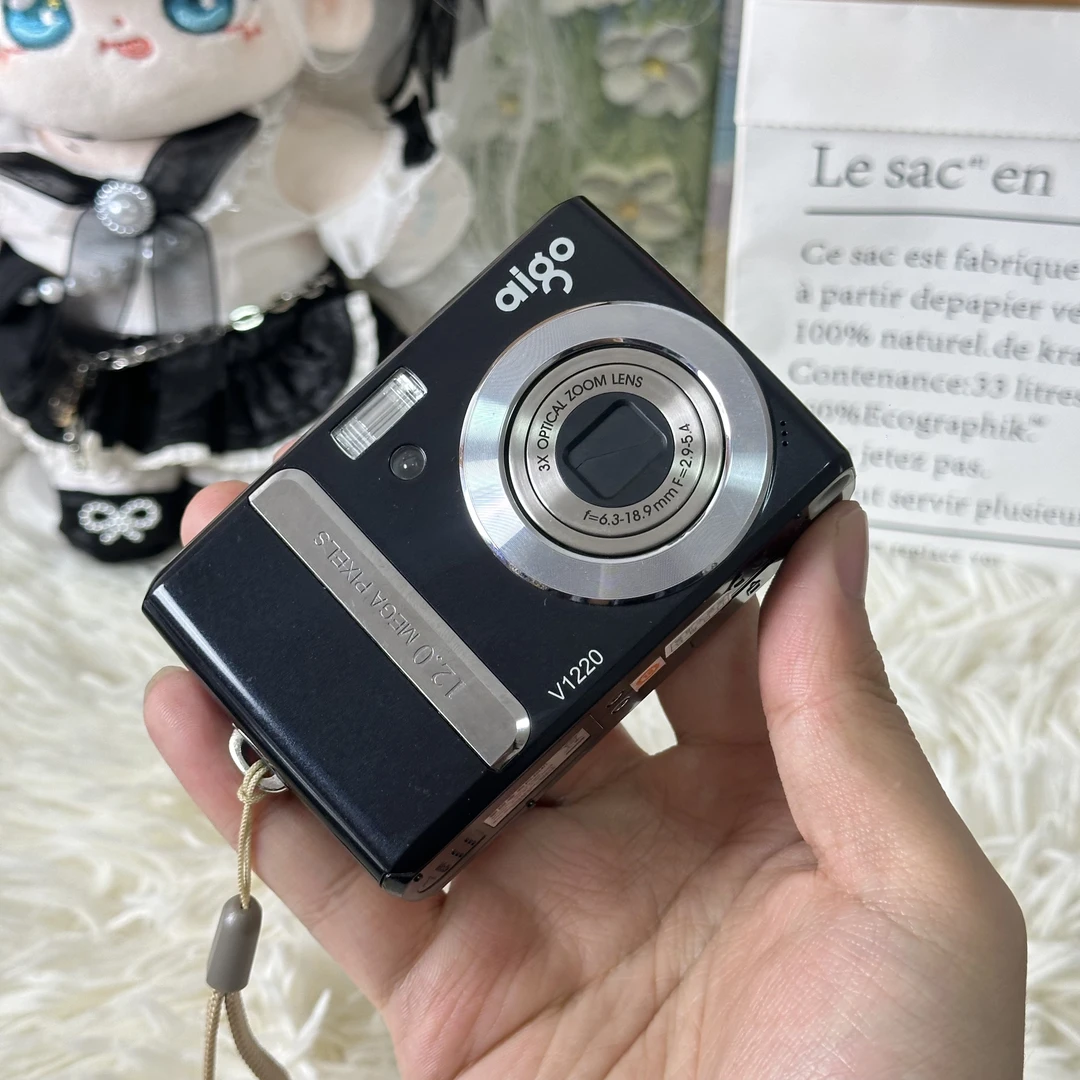 9新 aigo/爱国者 学生党福利爱国者v1220冷白皮柔焦五号电池供电