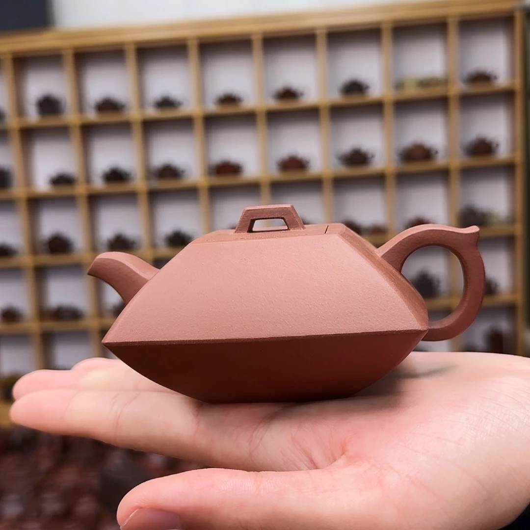 紫砂茶壶四方合斗220cc