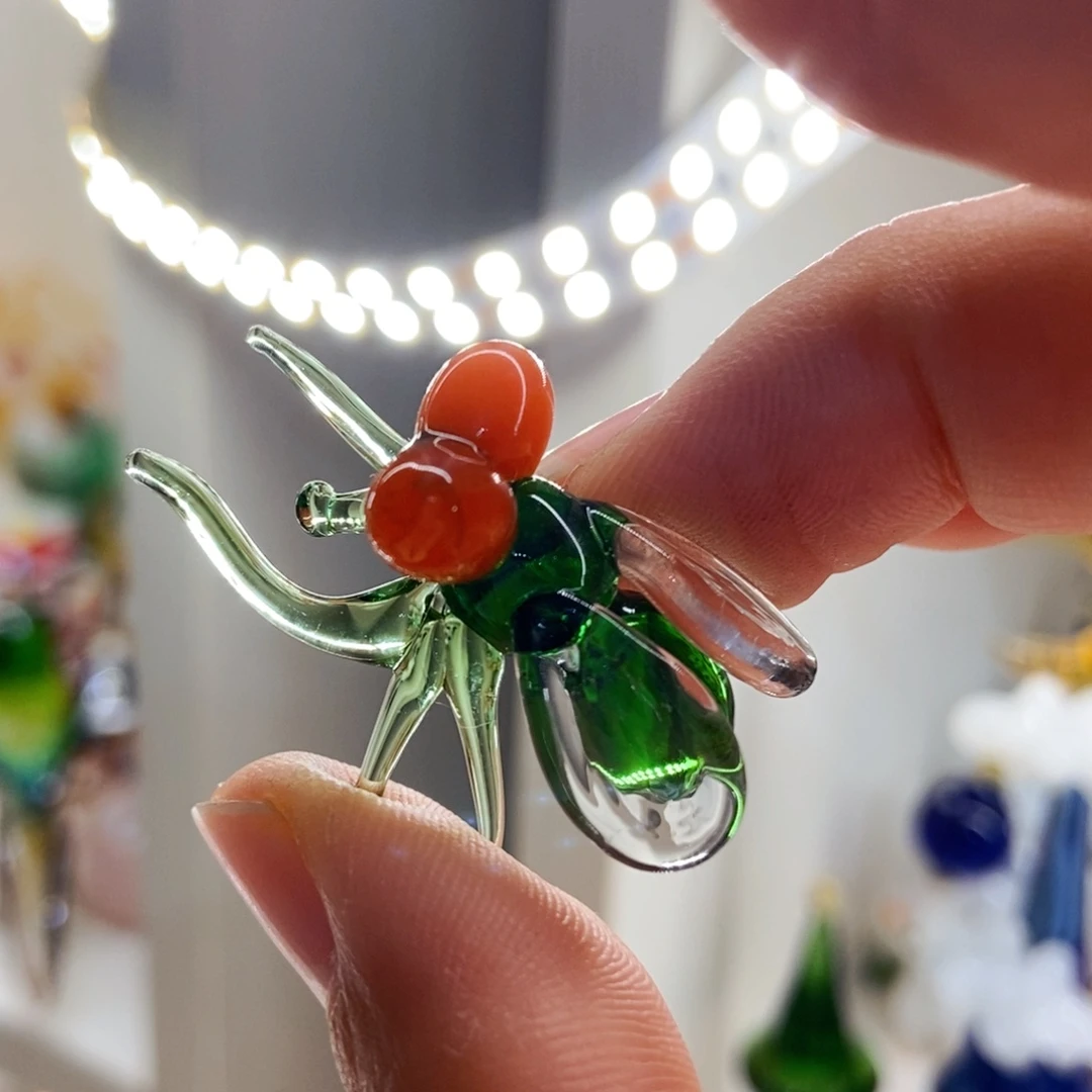 琉璃手工艺品苍蝇