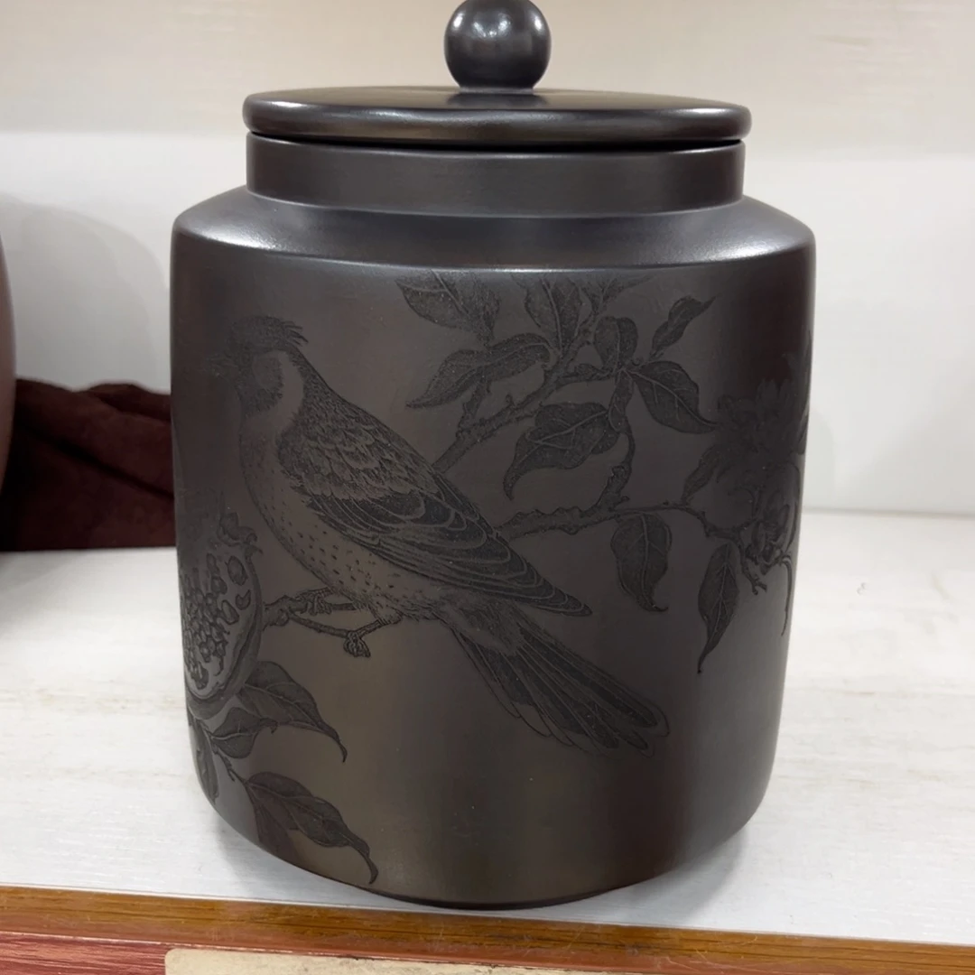 紫砂茶叶罐紫砂茶叶茶