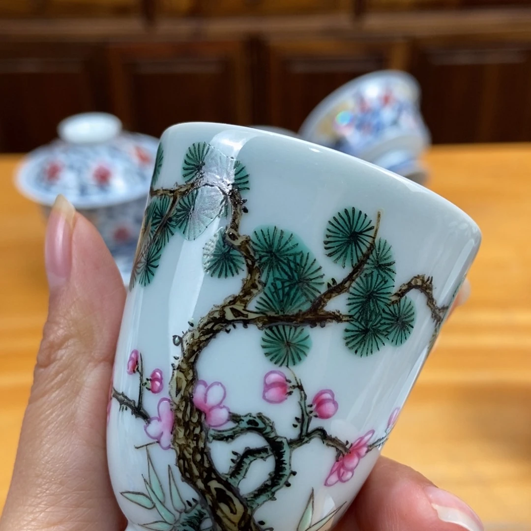 手绘现代现代茶具非古董