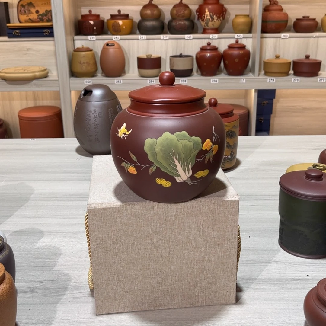 紫砂茶叶罐紫砂等珍贵