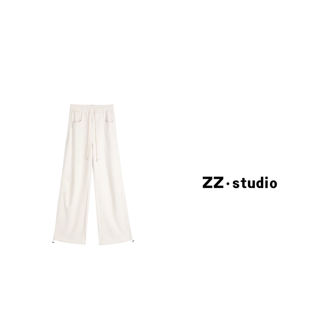 一口苏达厚糯米裤 2024冬季百搭舒适气质休闲裤