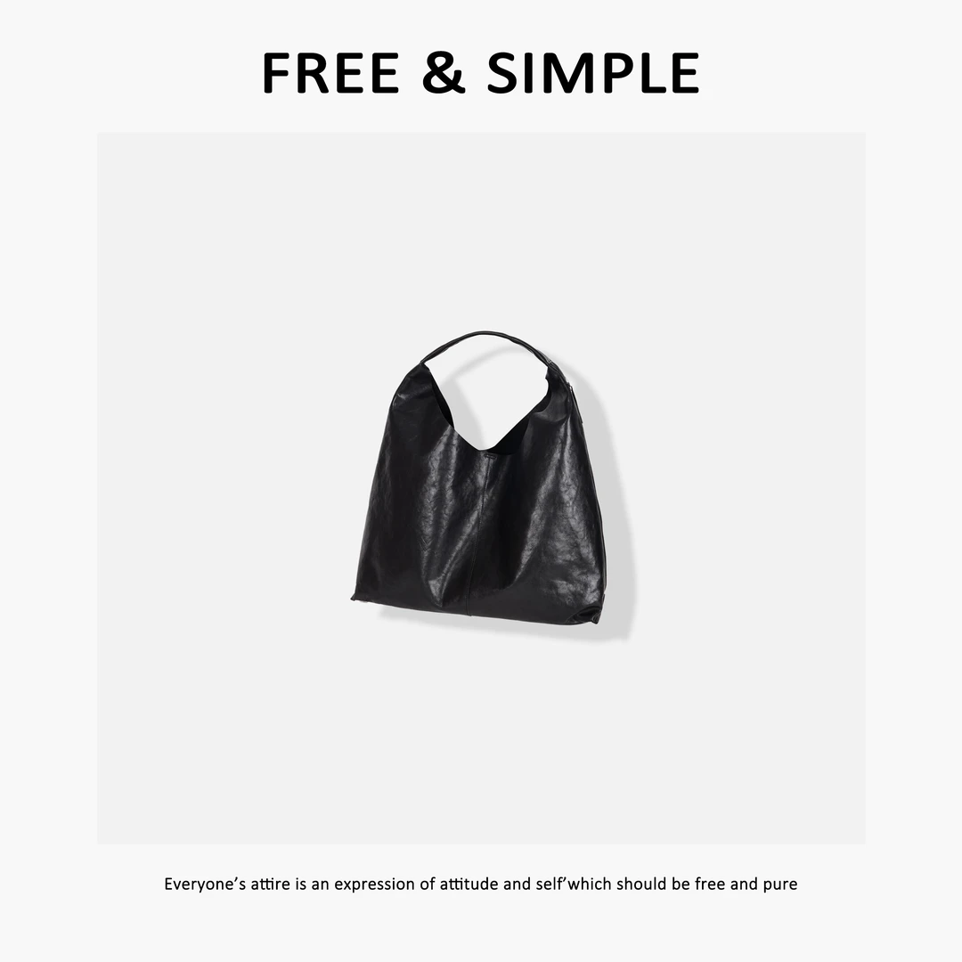 Free&Simple-‘派克包’25新款时尚单品休闲大号手提包-0209A