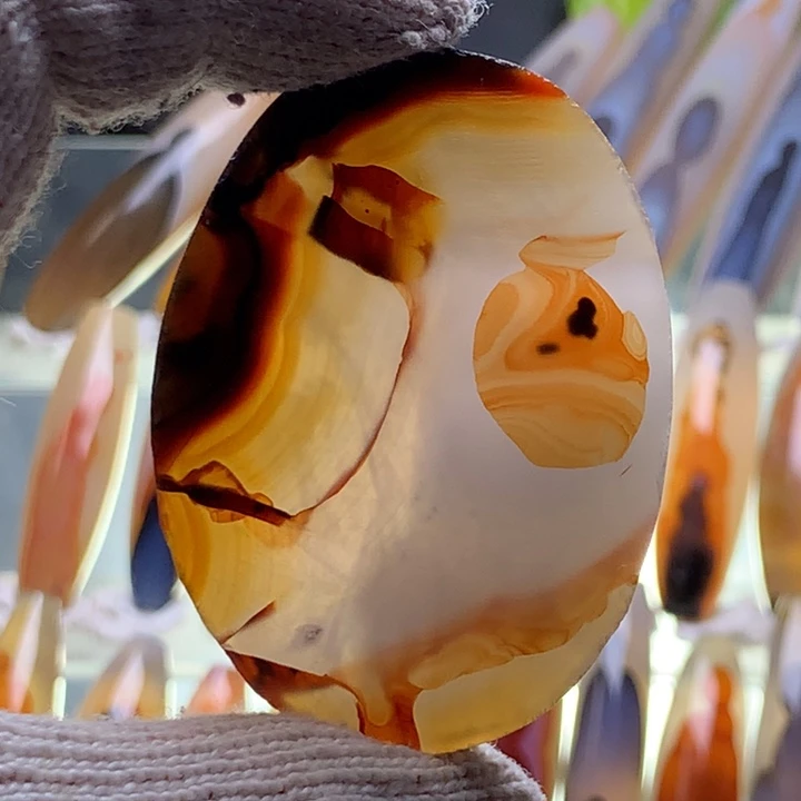 未镶嵌玛瑙/玉髓珠宝半成品197