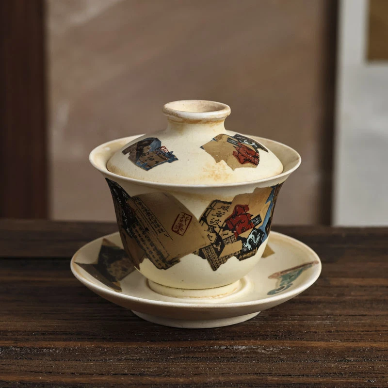 【非遗东方】清水八破三才盖碗（清水S0161）