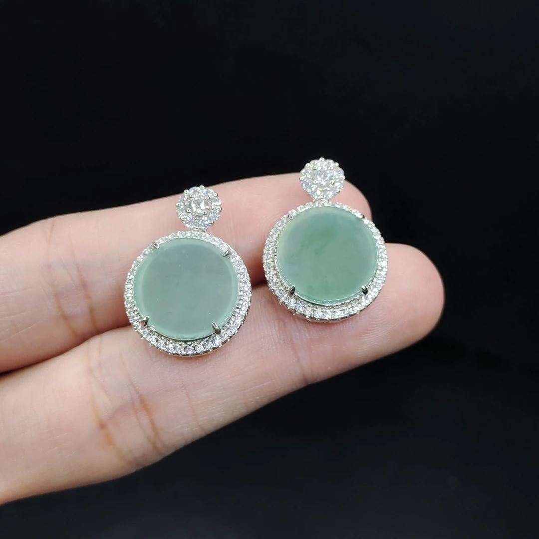 【老三珠宝】翡翠圆牌吊坠赠皮绳T1【多样性发其一】约13-7mm