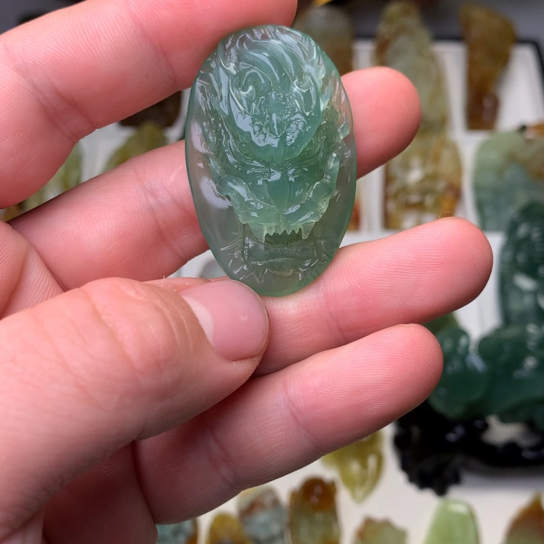 岫玉岫玉挂件未镶嵌