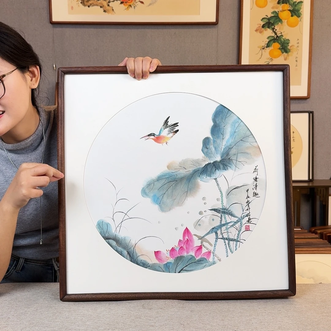 碑帖纯手绘，纯手写带框尺寸：70×70厘米