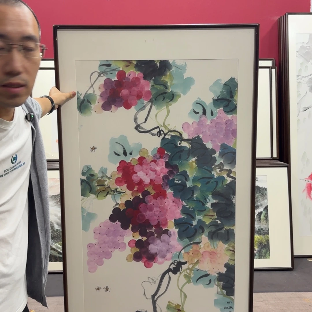 国画手绘作品160/80尺寸