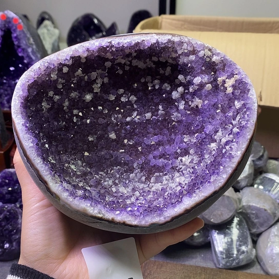 紫晶未镶嵌珠宝半成品