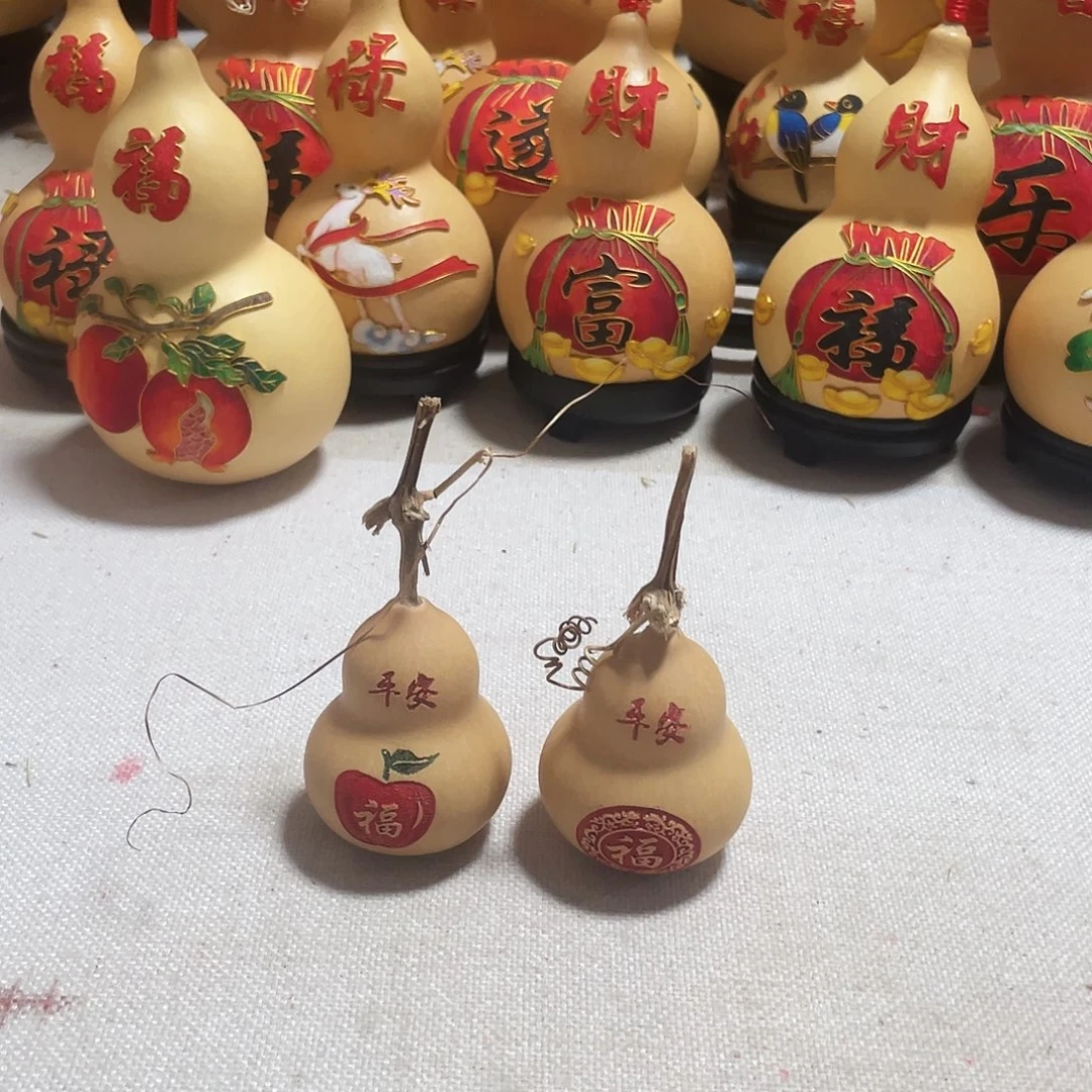 欢***＆木葫芦福禄手把件