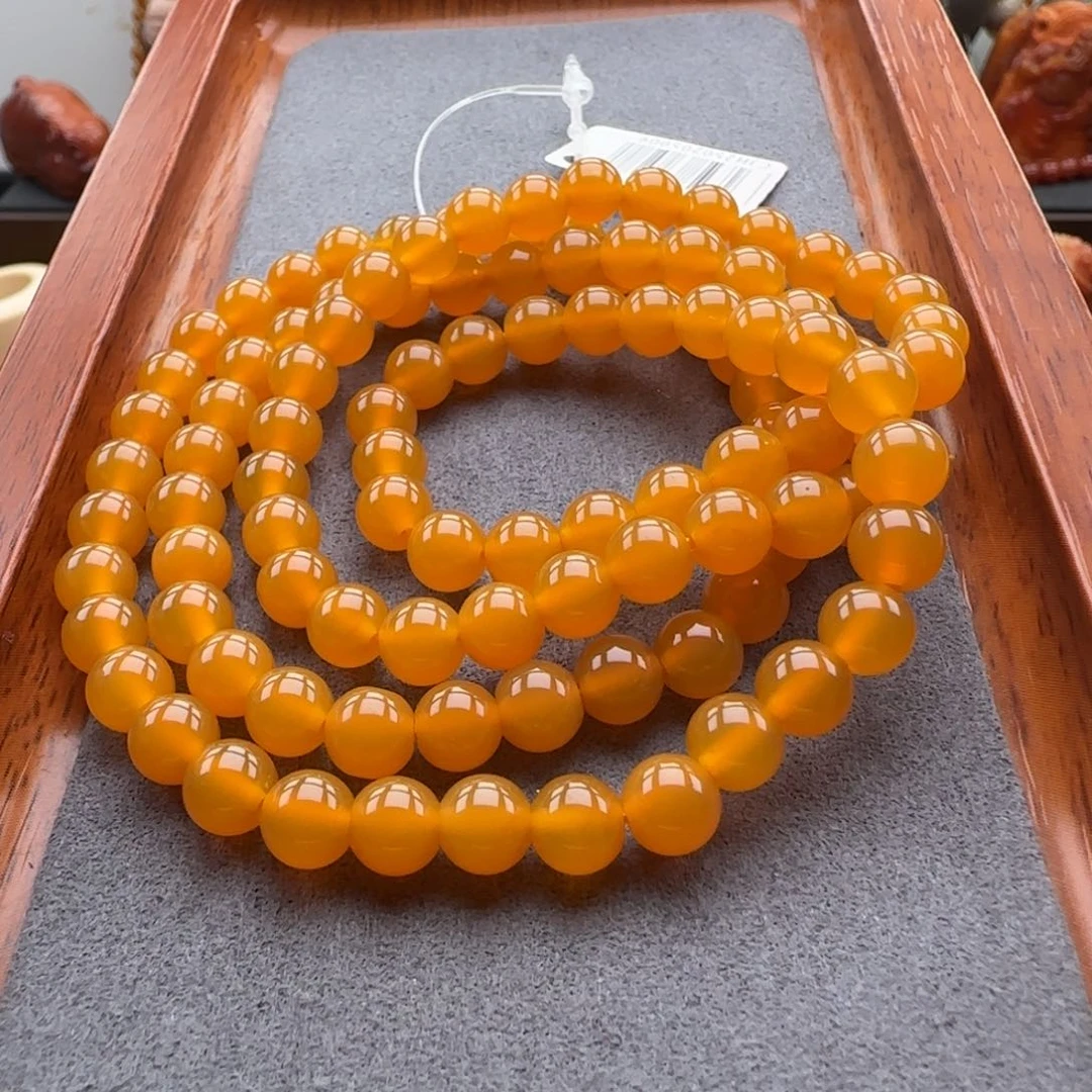 石英质玉（缅黄）配饰未镶嵌