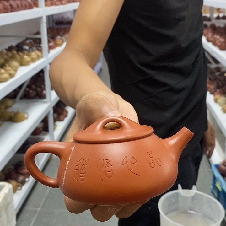 茶壶紫砂微瑕赵庄景舟刻绘