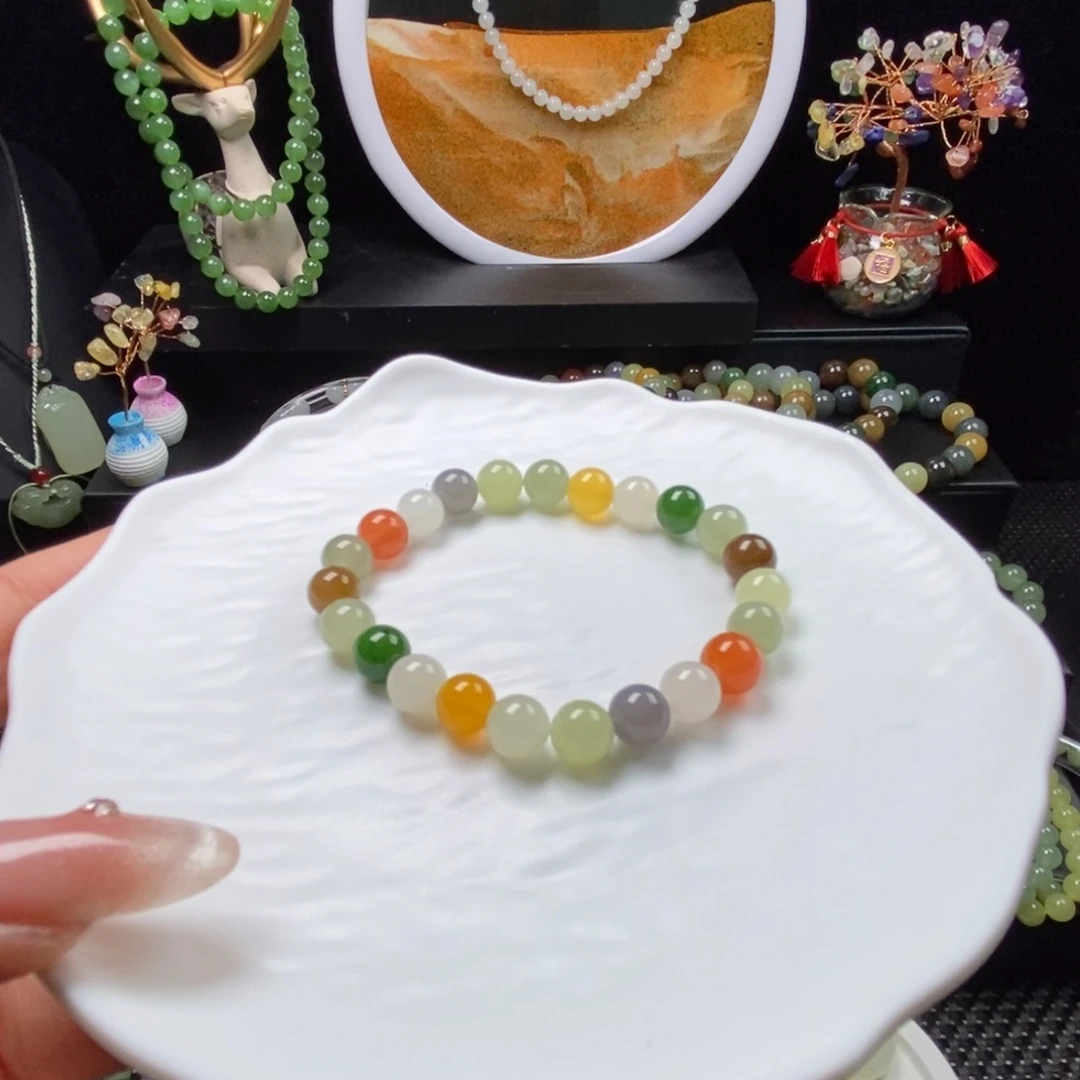 和田玉未镶嵌手串