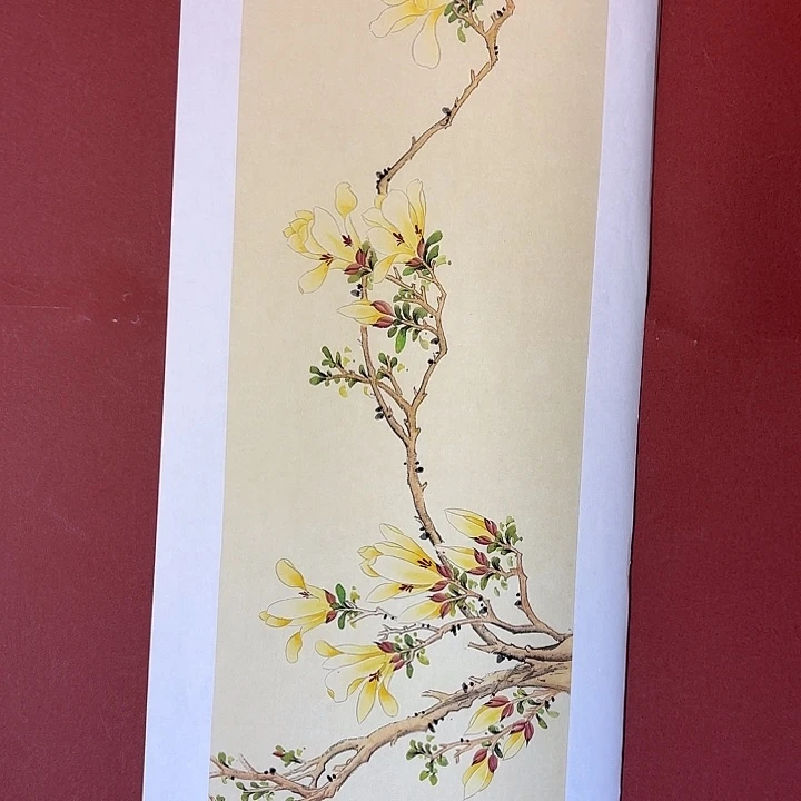 国画听兰老师花鸟