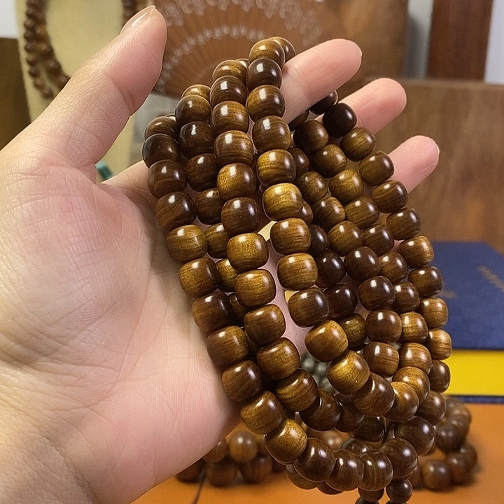 檀香木老山檀香黑肉沉水10-11/108颗