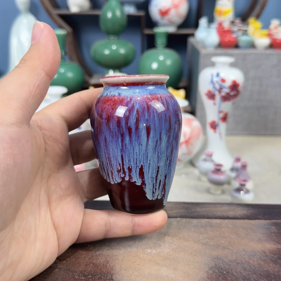 陶瓷手工小花器摆件