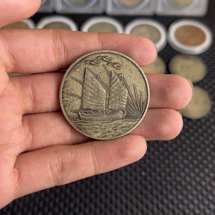 金属大头龙洋船洋工艺品